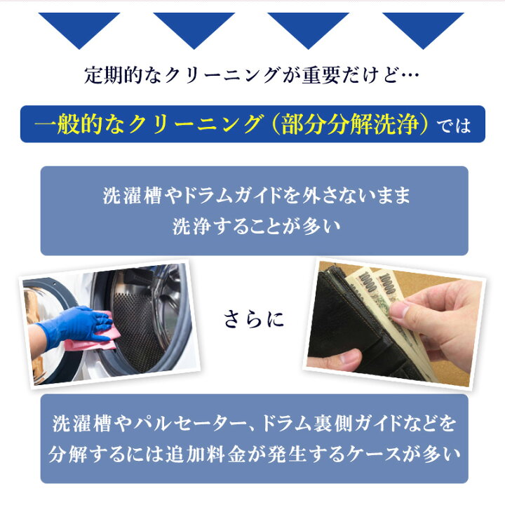 楽天市場】洗濯機完全分解クリーニング ドラム式 縦置型 全機＆全 