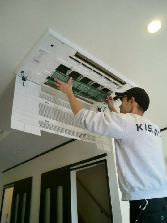 楽天市場 一般住宅 戸建て マンション の天井埋込み形エアコンクリーニング ビルトインエアコン パッケージ ハウジングエアコン 天井埋め込みエアコンすべてのタイプに対応 抗菌コート付き 防カビ 抗菌 消臭効果 出張施工 関西限定 お掃除専門店ｋｉｓ