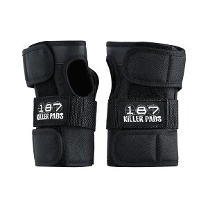 8/1(金) 在庫補充 / 【正規輸入品】 187 KILLER PADS (ワンエイトセブン キラーパッド) WRIST GUARD スケートボード スケボー プロテクター リストガード 手首 サポーター 黒 大人用 キッズプロテクタ