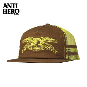 �y���K�A���i�z ANTIHERO (�A���^�C�q�[���[) BASIC EAGLE Snapback Trucker (Mesh) �A���` �q�[���[ �A���^�C�q�[���[ �L���b�v �X�P�{�[ ���b�V���L���b�v �X�g���[�g �����Y �u�����h �A�����J �g���b