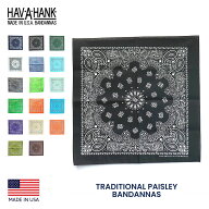 HAV-A-HANK (ハバハンク) TRADITIONAL PAISLEY BANDANNAS made in usa hav a hank バンダナ hav－a－hank…
