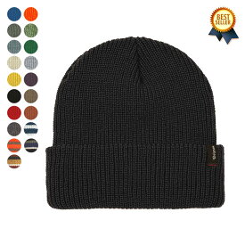 ＼セール／【楽天スーパーSALE 30%OFF】【正規輸入品】 BRIXTON (ブリクストン) HEIST BEANIE ブリクストン ニット キャップ ニットキャップ ニット帽 メンズ ブランド レディース ビーニー ニット帽子 おしゃれ 冬 防寒 黒 マスタード ベージュ 【メール便 / 送料無料】