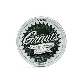 GRANT'S GOLDEN BRAND (グランツゴールデンブランド) ORIGINAL POMADE / MEDIUM BLEND POMADE (120g) グランツ ポマード 水性 水性ポマード ヘアワックス ツヤ メンズ バーバースタイル バーバー ワックス 整髪料 男性用 整髪料メンズ スタイリング剤 髪 スタイリング 剤