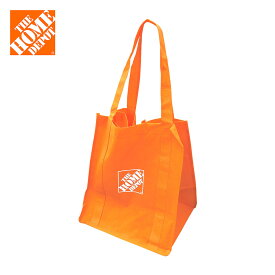 THE HOME DEPOT (ホームデポ) Reusable Non-Woven Tote エコバッグ 折りたたみ 大容量 オシャレ 丈夫 折り畳み マチ広 トート 底マチ 不織布 大 アメリカ 輸入 雑貨 お土産 ギフト プチギフト ホームセンター スーパーマーケット ホームデポ 【メール便 / 送料220円】