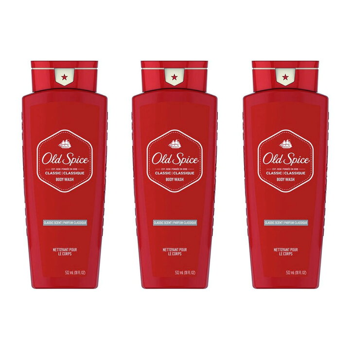 楽天市場 Old Spice オールドスパイス Classic Body Wash 532ml X 3 3本セット ボディウォッシュ ボディソープ メンズ 汗 臭い 加齢臭 デオドラント 香り 本体 クラシック オリジナル いい匂い アメリカ 海外 ギフト 送料無料 あす楽対応 Oss Clothing