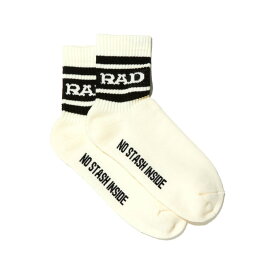 RADIALL (ラディアル) Low Kick 1PAC SOX SHORT ラディアル ソックス くつ下 靴下 着圧 メンズ ブランド くつした あったかい 暖かい ウール おしゃれ 防臭 疲労軽減 春 メンズ黒 男性 ローカット 白 柄 プチギフト プレゼント 【メール便 / 送料220円】