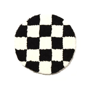RADIALL (fBA) Checker CHAIR RUG fBA MIYOSHI RUG `FAO O ~`   􂦂 ی^ 킢 ۂ ې ~   ~ ~ߕt ł @  