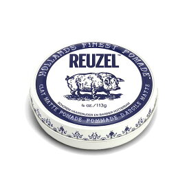 【正規輸入品】 REUZEL (ルーゾー) CLAY MATTE POMADE 113g ルーゾー ポマード 水性 マット ツヤなし グリース ワックス マットポマード バニラ 整髪料 男性用 バーバー 【あす楽対応】