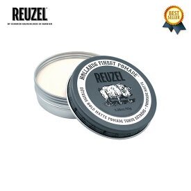 リニューアル / 【正規輸入品】 REUZEL (ルーゾー) EXTREME HOLD MATTE POMADE 95g ルーゾーポマード ルーゾー ポマード 水性 マット ワックス アメリカ 製 バーバー マットワックス 髪 ボリュームアップ スタイリング剤 ヘアー スタイリング ワックス 整髪料 男性用 メンズ