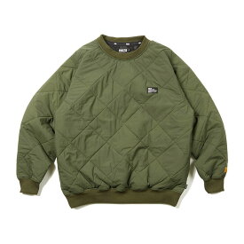 RULER (ルーラー) MILITARY NYLON QUILTED PULLOVER ルーラー ミリタリー プルオーバー 薄手 キルティング ジャケット ミリタリージャケット メンズ 冬 防寒 中綿 ブルゾン ナイロン M L XL XXL 【送料無料】【あす楽対応】