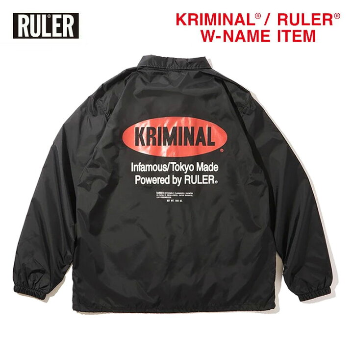 楽天市場】RULER (ルーラー) KR COACH JACKET ルーラー コーチ 