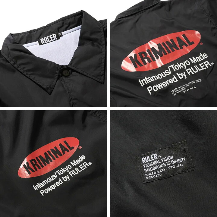 楽天市場】RULER (ルーラー) KR COACH JACKET ルーラー コーチ 