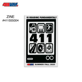【正規輸入品】 411VM (フォー・ワン・ワン・ビデオマガジン) Zine Our Story ジン スケートボード スケボー コレクション 411 Video Magazine SIDEWALK 【メール便 / 送料220円】