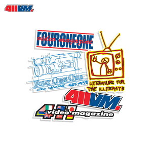 yKAiz 411VM (tH[EEErfI}KW) Assorted Sticker 5 Pack XP{[ uh XebJ[ XP[g{[h Zbg Xg[g AJ wbg m[gp\R PC US 