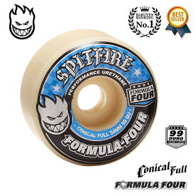 12/22(月) 再入荷 / 【正規輸入品】 SPITFIRE WHEELS (スピットファイヤー) FORMULA FOUR CONICAL FULL 99DURO 52mm 53mm 54mm 56mm 58mm Spitfire f4 スピットファイア スピットファイアー ウィール スピットファイヤーウィール スケートボード スケボー 【送料無料】