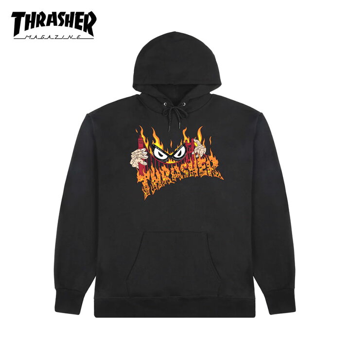 楽天市場】【正規輸入品】 THRASHER (スラッシャー) Sucka Free Hoodie 