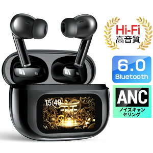 �_20%OFF�N�[�|����1980�~�^���C�����X�C���z�� Bluetooth �C���z�� �m�C�Y�L�����Z�����O ANC�Ή� �t���t�� �ƊETOP bluetooth 6.0���� 60H�A���Đ� HiFi������ �J�i���^ LED�f�B�X�v���C �����y�A�����O 