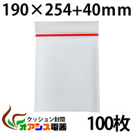 クッション封筒 100枚入り (#0) DVDトールケース1枚サイズ 小物、アクセサリー類(外寸：約190x254mm/内寸…