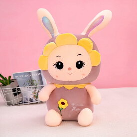 ぬいぐるみ　ウサギ　花　抱き枕　ミツバチ おもちゃ　赤ちゃん　かわいい　女の子　小学生　彼女彼氏へ　記念日　お誕生日プレゼント　卒業祝い　入学祝い　結婚祝い　おもしろ雑貨　クッション　30-75cm