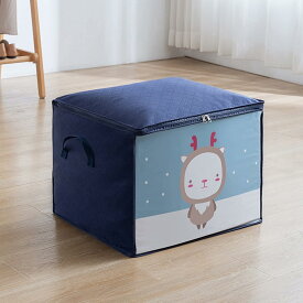 収納ケース 布団収納バッグ 不織布 通気性が良い 防塵 大容量 折り畳み 軽い ぬいぐるみ収納 枕 毛布整理ソフトケース 敷き布団用 荷物輸送袋 50x42x39cm 48x35x48cm グレー ネ