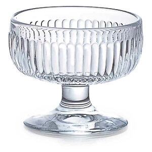 La Rochere(ラ・ロシェール) タヒチ クープ  /レトロ ガラス おしゃれ フランス製 スタイリッシュ 夏 アイスクリーム ヨーグルト Ice Cream Bowl