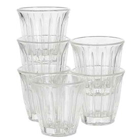 La Rochere(ラ・ロシェール) ザング エスプレッソカップ 6個セット　 100cc　レトロ ガラス おしゃれ フランス製 スタイリッシュ モダン 亜鉛 スタッキング可 ファブリス・ジビラロ