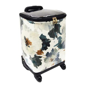 ギャラリー4輪カート LIRIA-OFELIA ブルー エレガント4輪カート /キャリー/トランクケース/小旅行/お買い物/四輪/母の日/キャリーバッグ