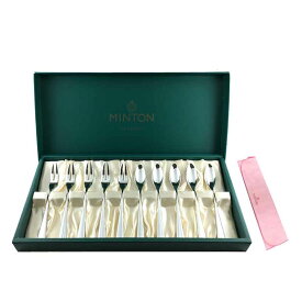 MINTON ミントン Sシリーズ ティースプーン・ケーキフォーク10pcsセット（ファブリック付）　MINTON/ティーグッズ/シンプル/スタイリッシュ/日本製