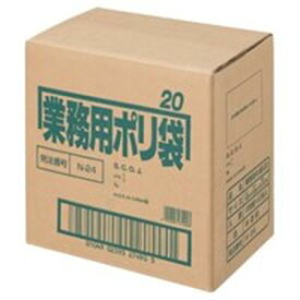 【送料無料】日本サニパック ポリゴミ袋 N-24 半透明 20L 10枚 60組　おすすめ 人気 安い 激安 格安 おしゃれ 誕生日 プレゼント ギフト 引越し 新生活