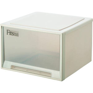 【おすすめ・人気】衣類収納 衣類ケース 幅45×奥行45×高さ30cm カプチーノ ワイドディープ Fits フィッツケース クローゼット 押し入れ|安い 激安 格安