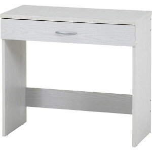 【おすすめ・人気】引き出し付きデスク オークホワイト 組立品【代引不可】|安い 激安 格安