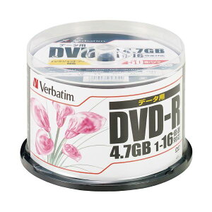 y߁ElCzVerbatim DVD]R [4.7GB] DHR47JPP50C 250|  i