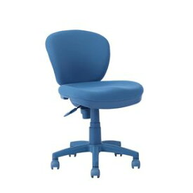 【おすすめ・人気】オフィスチェア デスクチェア ブルー 昇降レバー付き キャスター付き オフィスチェア パソコンチェア 学習椅子 組立品【代引不可】|安い 激安 格安