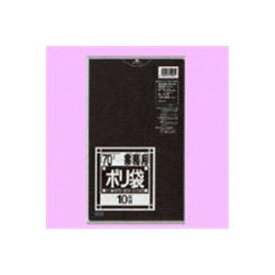 【おすすめ・人気】（まとめ）日本サニパック ポリゴミ袋 N-72 黒 70L 10枚【×10セット】|安い 激安 格安