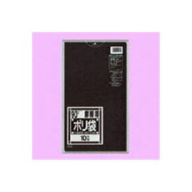 【おすすめ・人気】（まとめ）日本サニパック ポリゴミ袋 N-92 黒 90L 10枚【×10セット】|安い 激安 格安