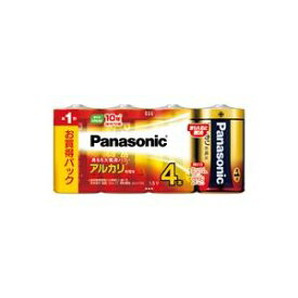 【送料無料】(まとめ) Panasonic パナソニック アルカリ乾電池 金 単1形(4本) LR20XJ/4SW[×5セット]　おすすめ 人気 安い 激安 格安 おしゃれ 誕生日 プレゼント ギフト 引越し 新生活