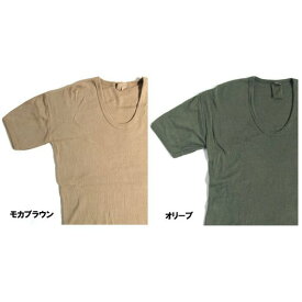 【おすすめ・人気】東ドイツタイプ Uネック Tシャツ JT039YD オリーブ サイズ4 【 レプリカ 】 |安い 激安 格安