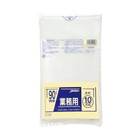 【おすすめ・人気】（まとめ）ジャパックス 業務用ゴミ袋 90L 特厚 10枚（×10セット）|安い 激安 格安