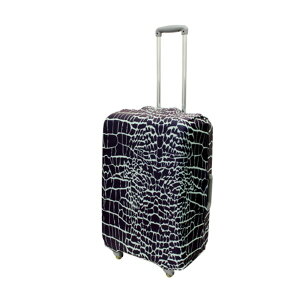 【ポイントアップ中】ミヨシ　スーツケースカバー　Mサイズ　CROCODILE　MBZ-SCM2/CR　おすすめ ファッション バッグ スーツケース トラベルケース 人気 クチコミ 激安 格安 安い