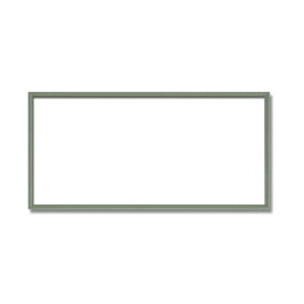 【おすすめ・人気】【長方形額】木製額 縦横兼用額 カラー4色展開 ■カラー長方形額（600×300mm）グリーン|安い 激安 格安