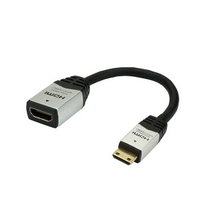 y߁ElCzi܂Ƃ߁jHORIC HDMI-HDMI MINIϊA_v^ 7cm Vo[ HCFM07-010y×10Zbgz|  i