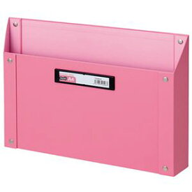 【おすすめ・人気】（まとめ） TANOSEE マグネットボックス（貼り表紙） A4サイズ ピンク 1個 【×4セット】|安い 激安 格安