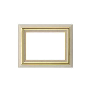 【おすすめ・人気】日本製 油絵額縁 フレーム F8号 アイボリー 壁掛けひも アクリル 8116 油額 油絵額 額 額縁|安い 激安 格安