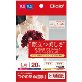 【おすすめ・人気】（まとめ） Digio2 インクジェットプリンタ用紙 印画紙タイプ L／20枚 JPSK2-L-20【×5セット】|安い 激安 格安