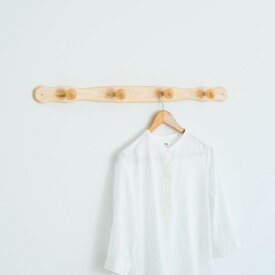 【おすすめ・人気】コートハンガー(壁掛けフック/端波型)(ナチュラル) 木製(天然木)/北欧風/ウォールハンガー/コート掛け/帽子掛け/省スペース/壁掛けハンガー/完成品/NK-047 幅85cm|安い 激安 格安
