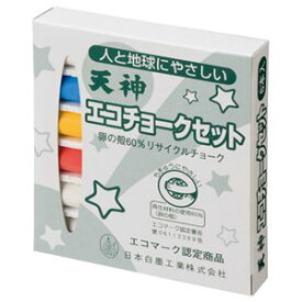 【おすすめ・人気】（まとめ） 日本白墨 エコチョーク72 4色詰合せ ECO-6 1箱（6本） 【×30セット】|安い 激安 格安