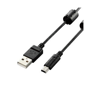 【おすすめ・人気】(まとめ)エレコム デジカメ用USBケーブル(miniB) DGW-MF15BK【×5セット】|安い 激安 格安