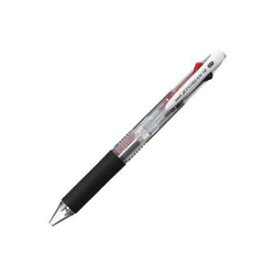 【おすすめ・人気】(業務用100セット) 三菱鉛筆 JETSTREAMノック式4色BP 透明|安い 激安 格安