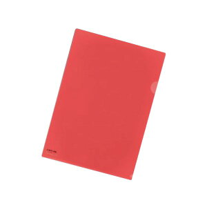 【おすすめ・人気】(まとめ) リヒトラブ カラークリヤーホルダー A4判 F-78EC-3 赤 1枚入 【×50セット】|安い 激安 格安