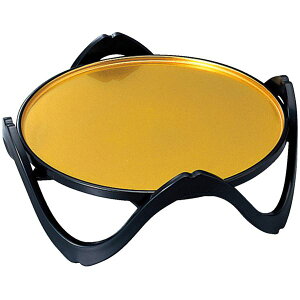 【おすすめ・人気】盆情盛器/和食器 【底板付梅型皿 金粉蒔き/黒天朱 皿全面塗 A】 直径163×11mm 日本製 〔和食 レストラン 居酒屋〕【代引不可】|安い 激安 格安